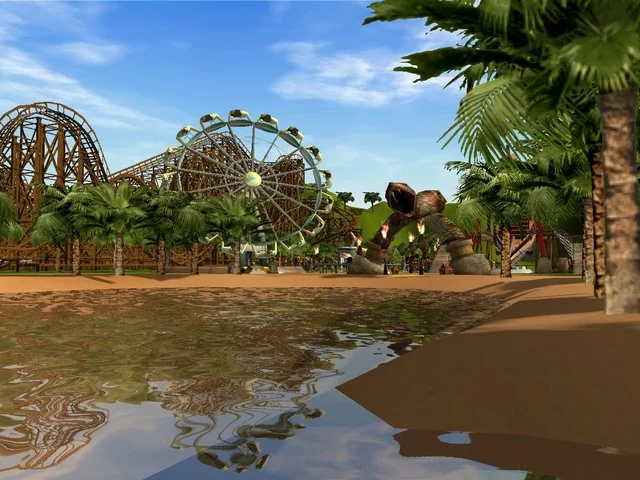 Изображение игры: RollerCoaster Tycoon 3