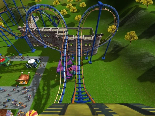 Изображение игры: RollerCoaster Tycoon 3