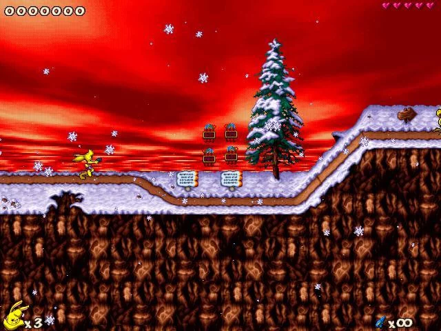 Изображение игры: Jazz Jackrabbit 2 - The Christmas Chronicles