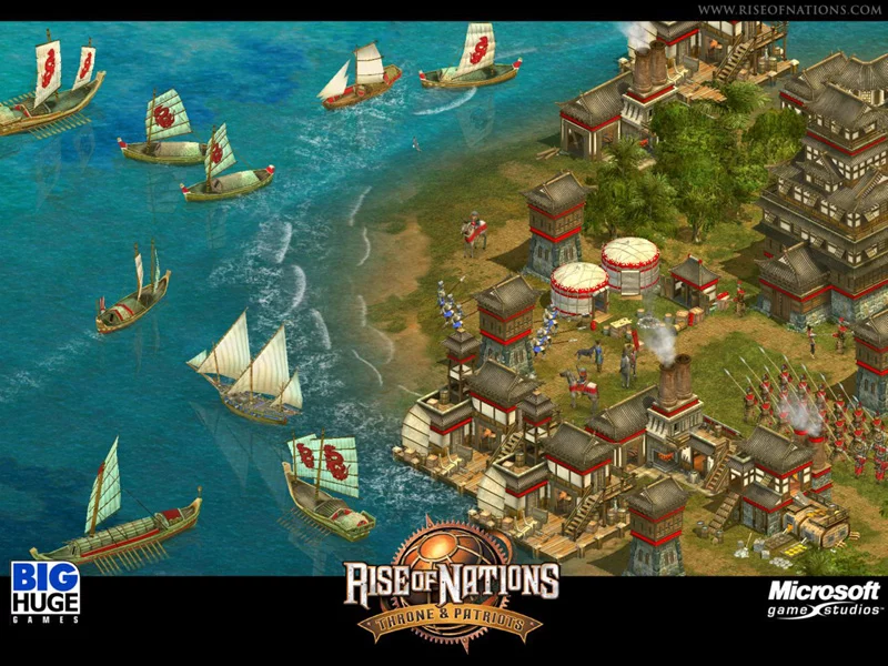 Изображение игры: Rise of Nations: Thrones and Patriots