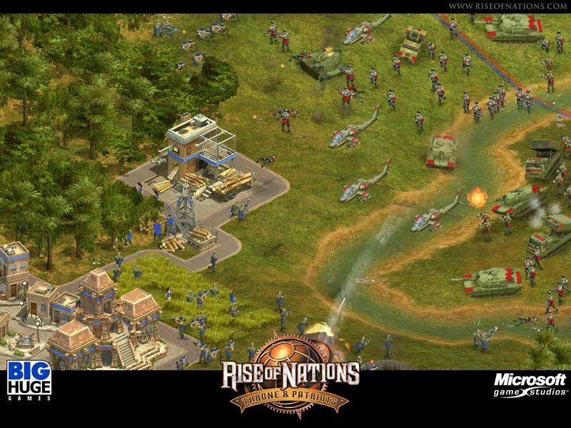 Изображение игры: Rise of Nations: Thrones and Patriots