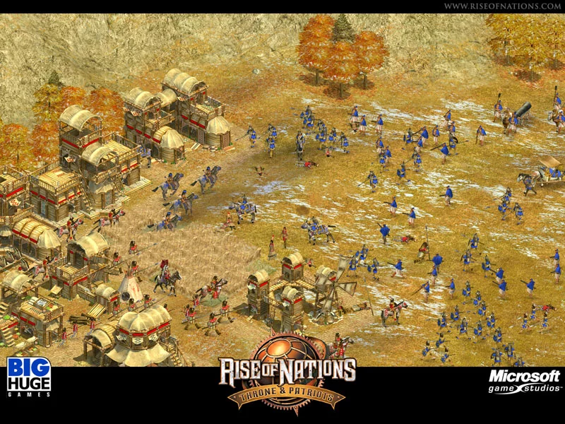 Изображение игры: Rise of Nations: Thrones and Patriots