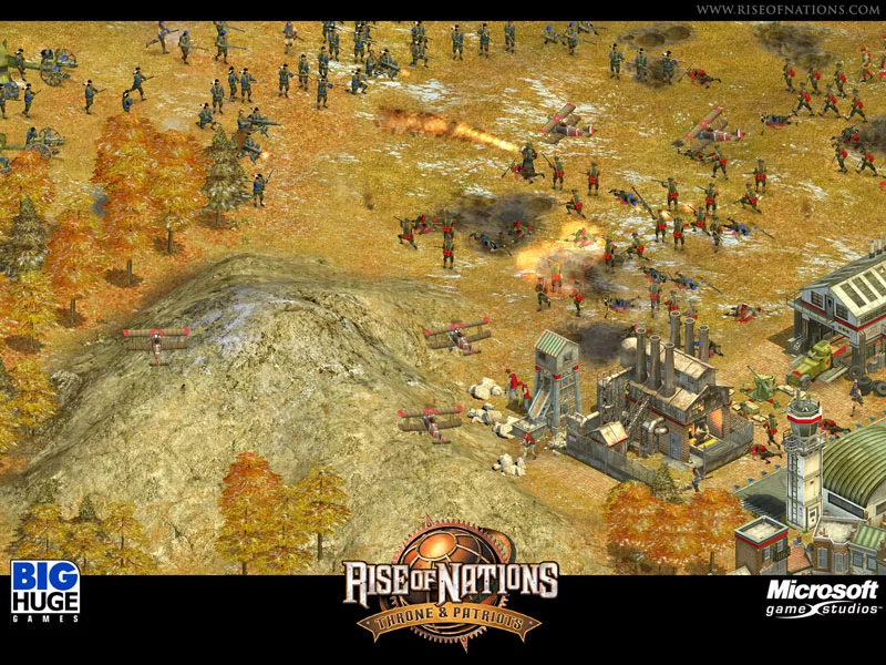 Изображение игры: Rise of Nations: Thrones and Patriots