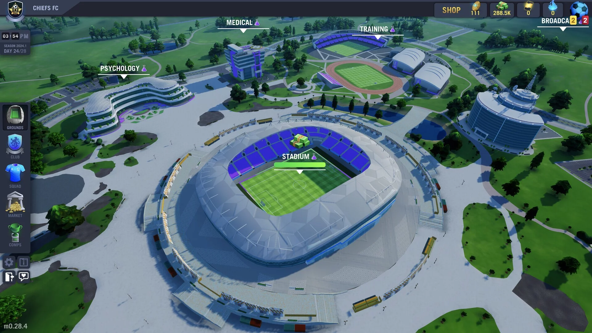 Изображение игры: Blackout Football Manager