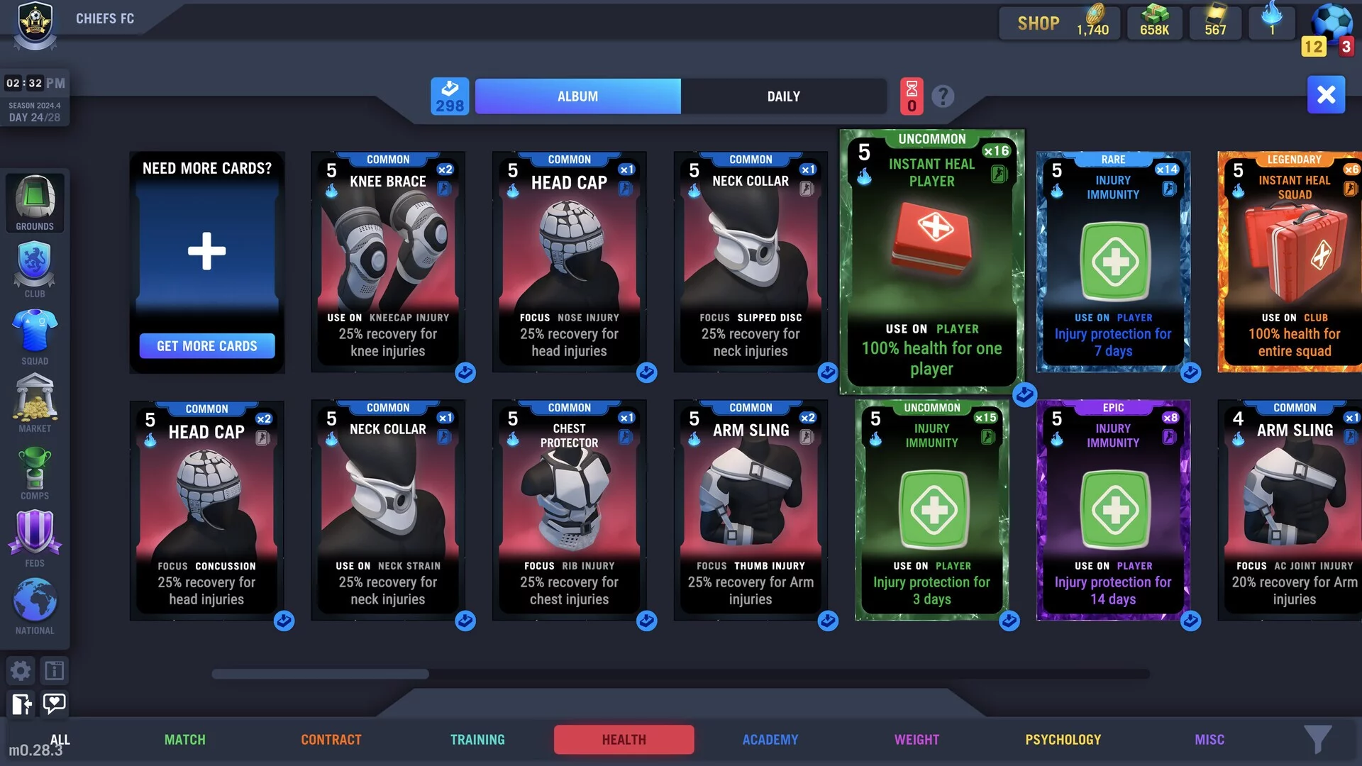 Изображение игры: Blackout Football Manager