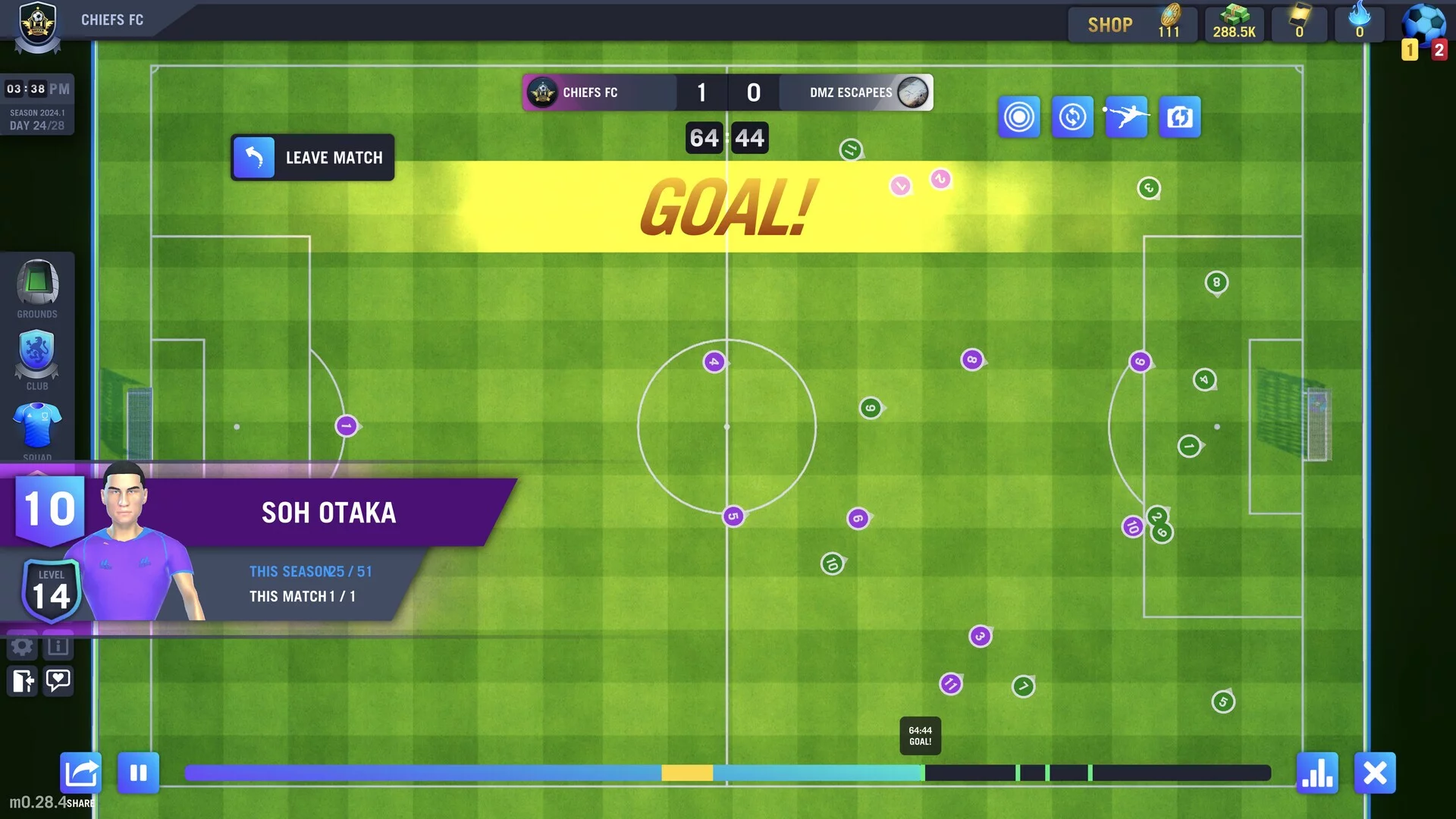 Изображение игры: Blackout Football Manager