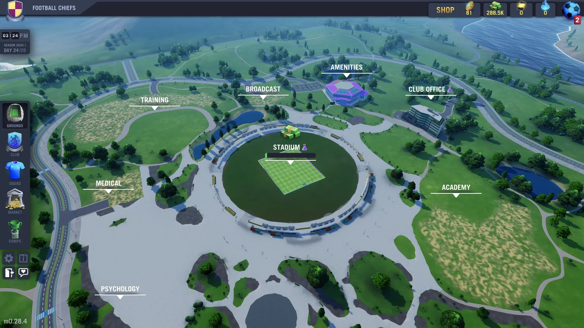 Изображение игры: Blackout Football Manager