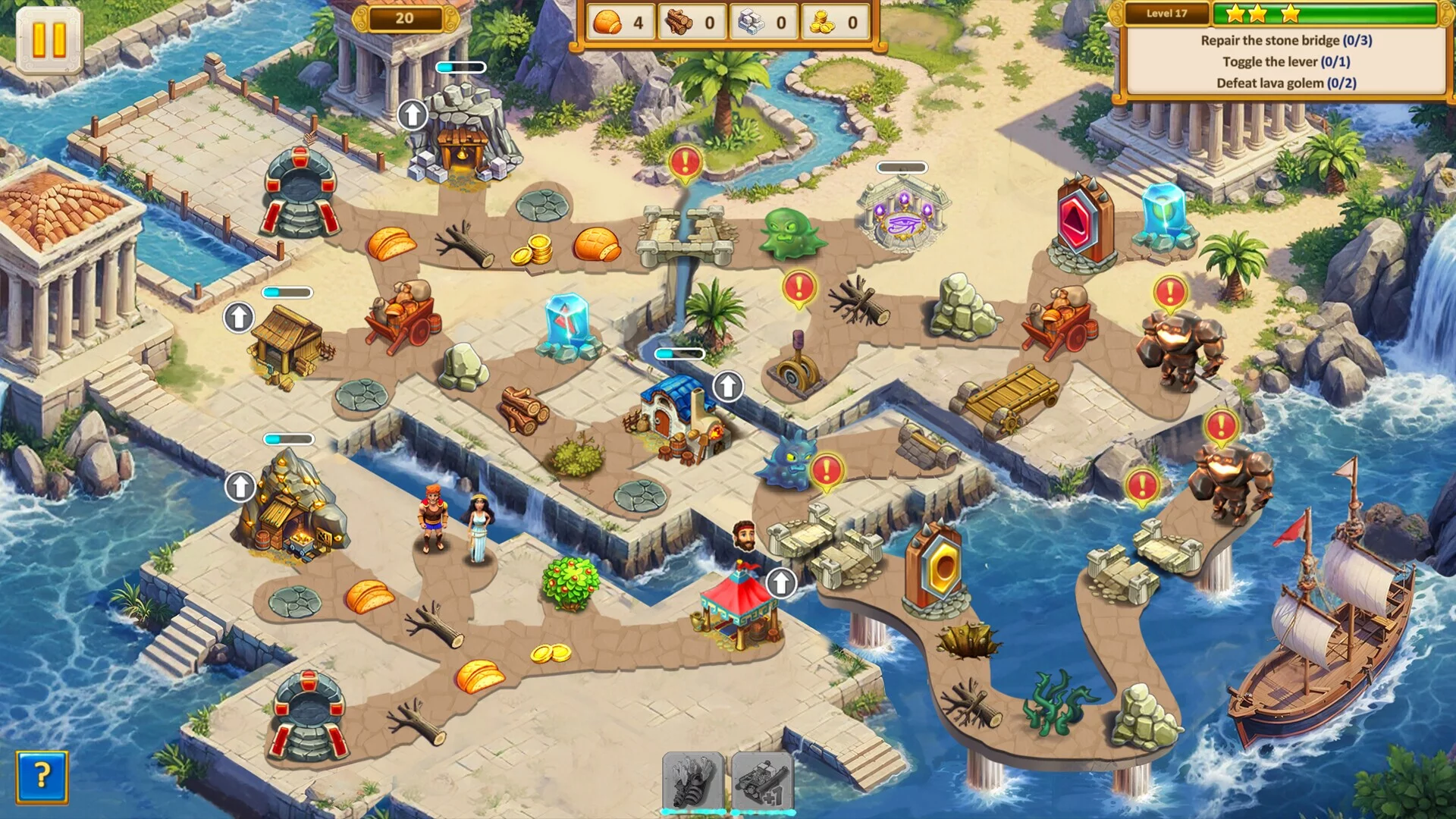 Изображение игры: Argonauts Agency: Wrath of Olympus