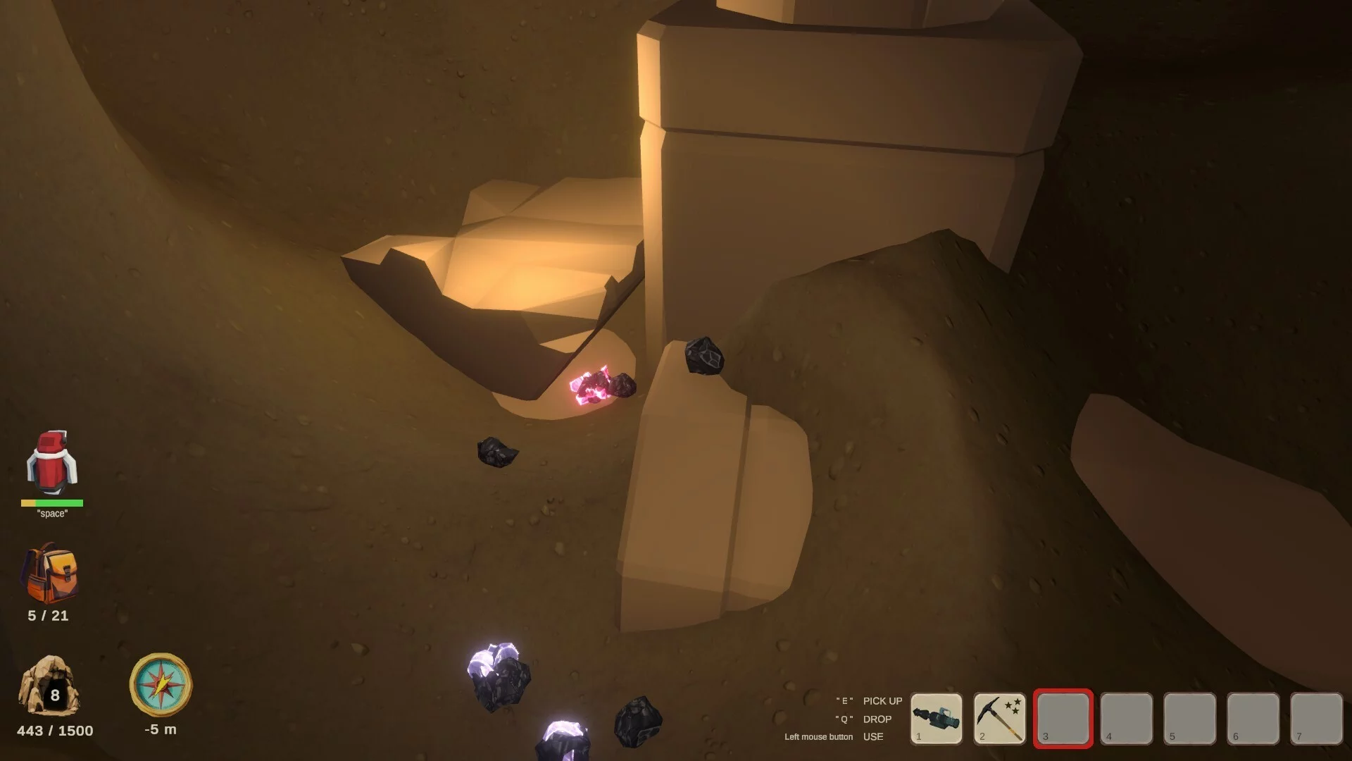 Изображение игры: Digging the Forgotten Cave
