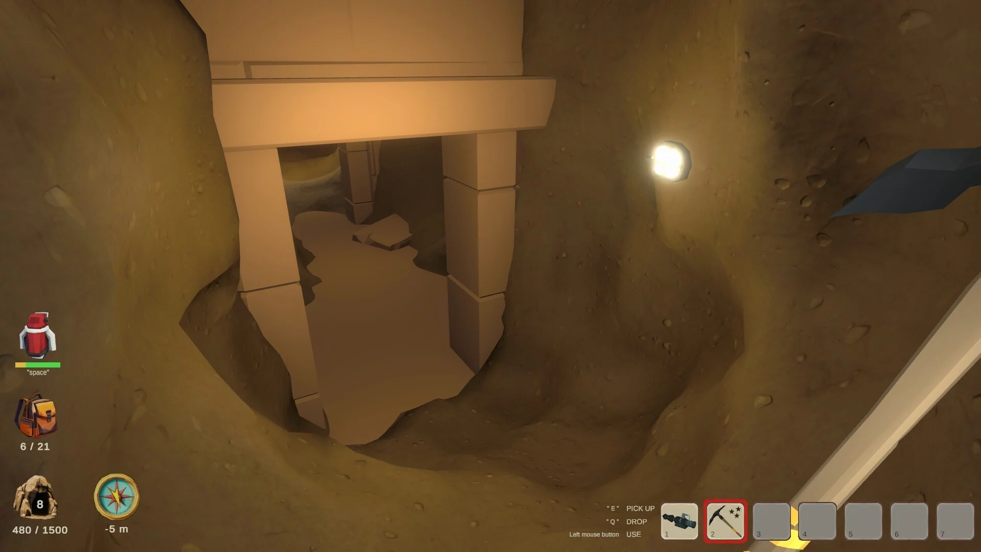 Изображение игры: Digging the Forgotten Cave