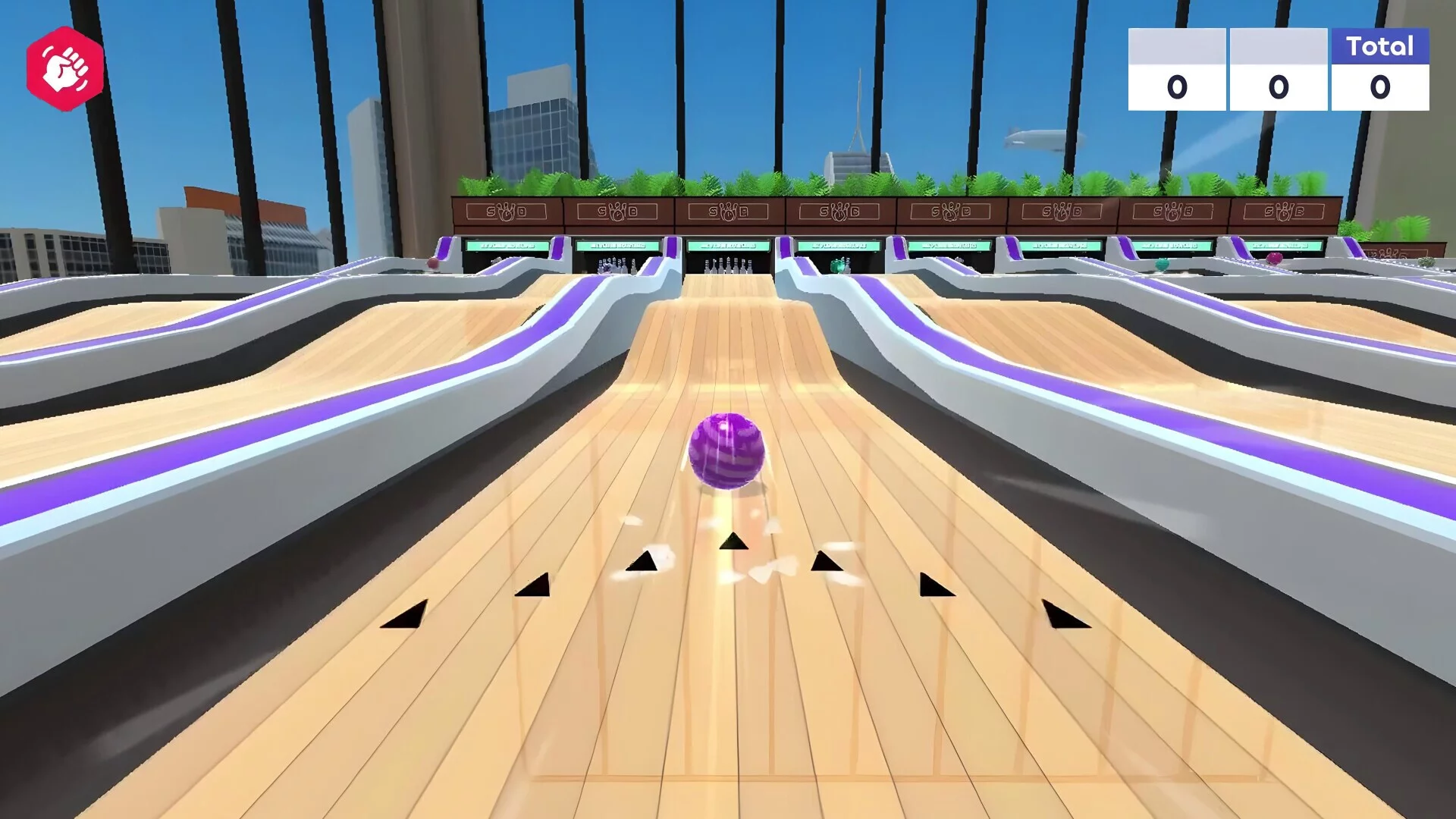 Изображение игры: Skyline Bowling
