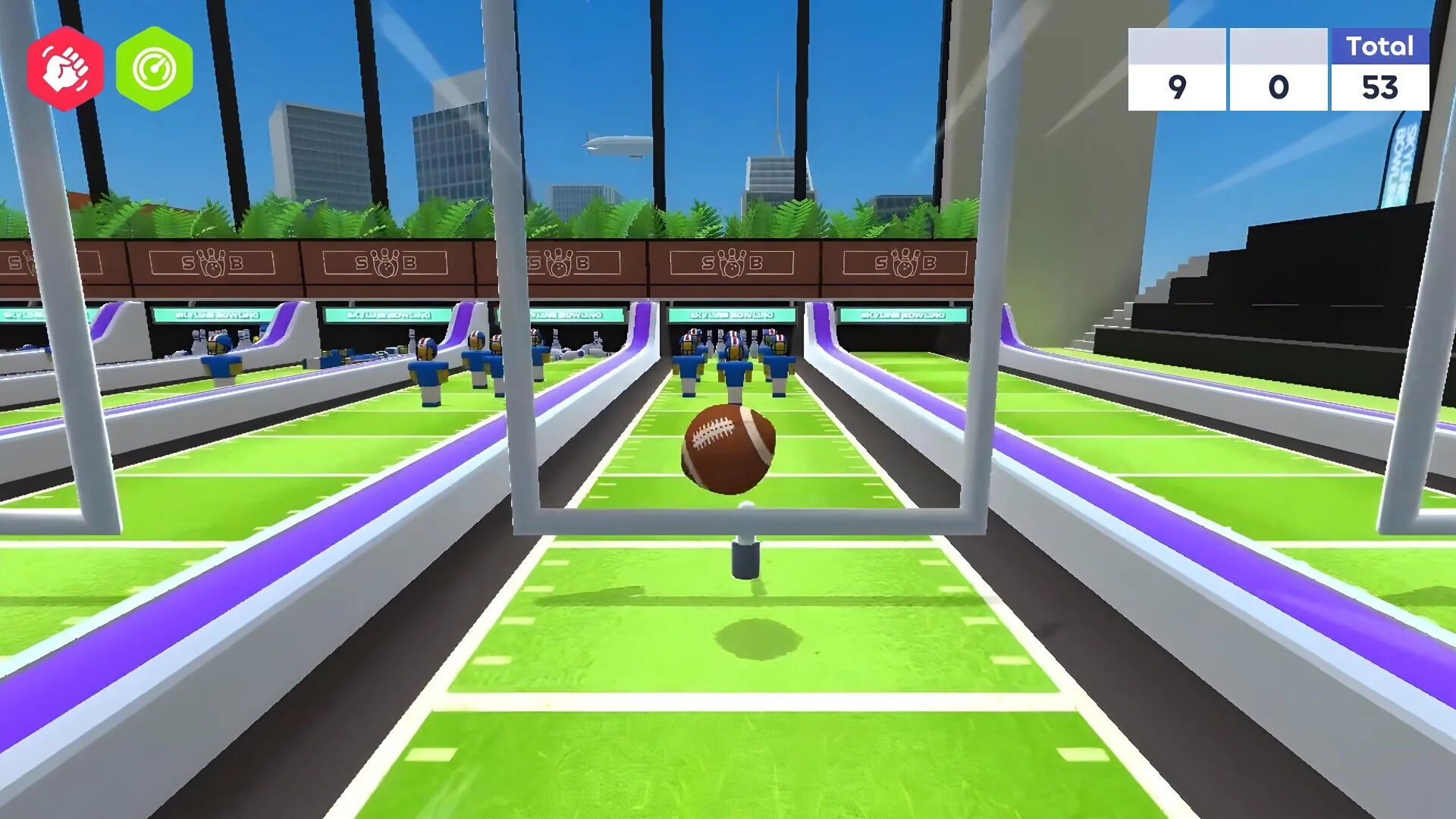 Изображение игры: Skyline Bowling