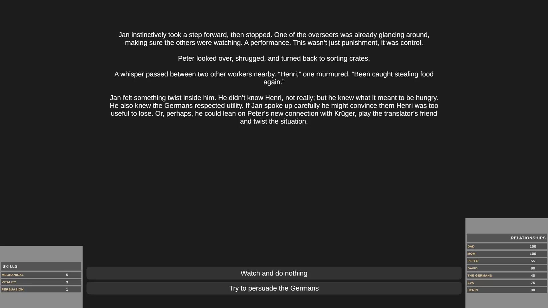 Изображение игры: Survive, Resist, Collaborate - a World War 2 Choice-Based Story