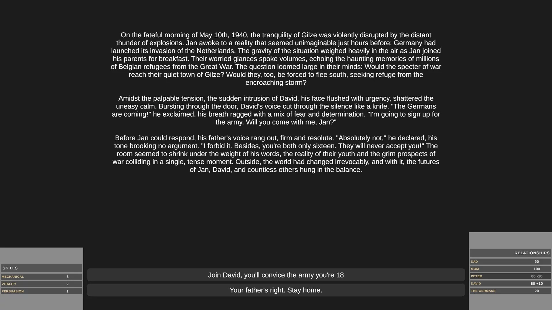 Изображение игры: Survive, Resist, Collaborate - a World War 2 Choice-Based Story