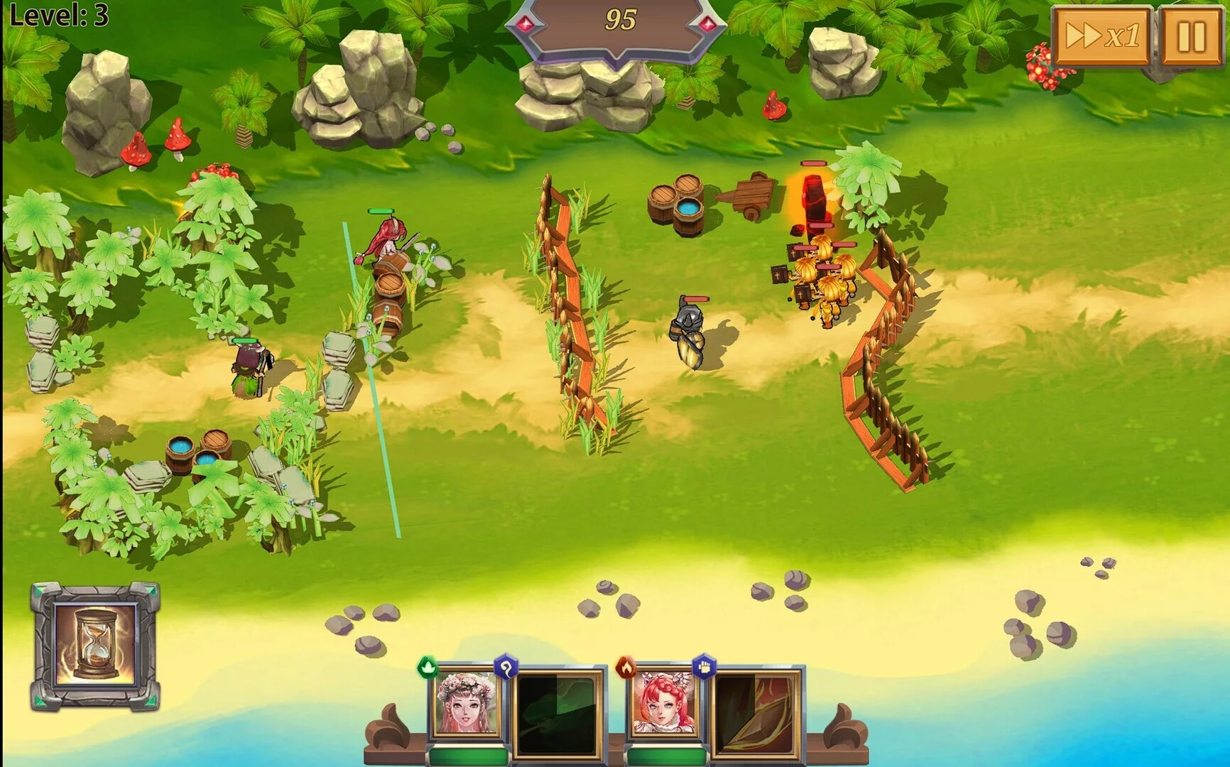 Изображение игры: Crystal Maidens: Unleashed