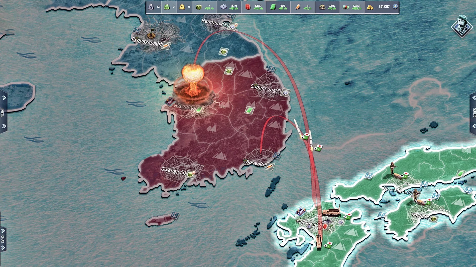 Изображение игры: CONFLICT OF NATIONS: WORLD WAR 3