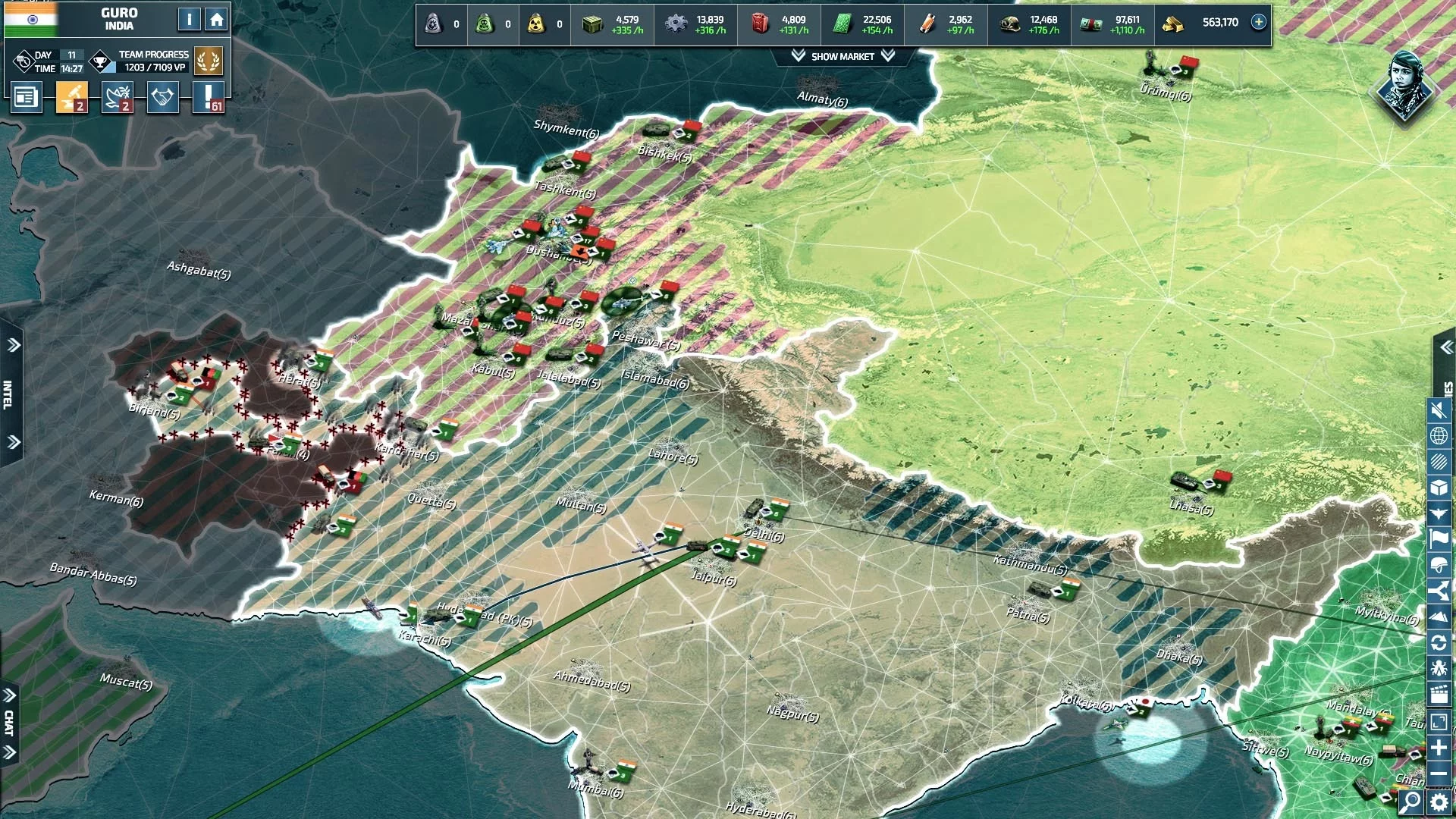Изображение игры: CONFLICT OF NATIONS: WORLD WAR 3