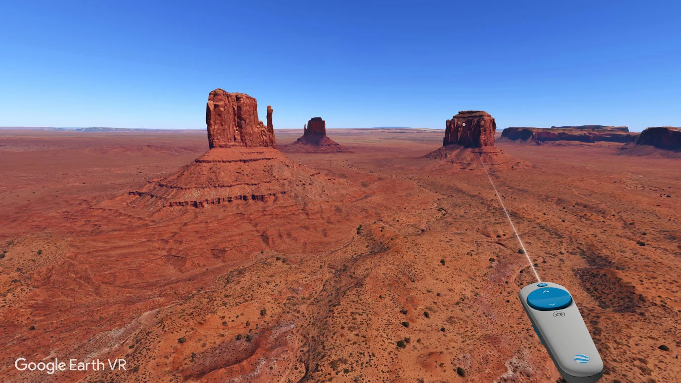 Изображение игры: Google Earth VR