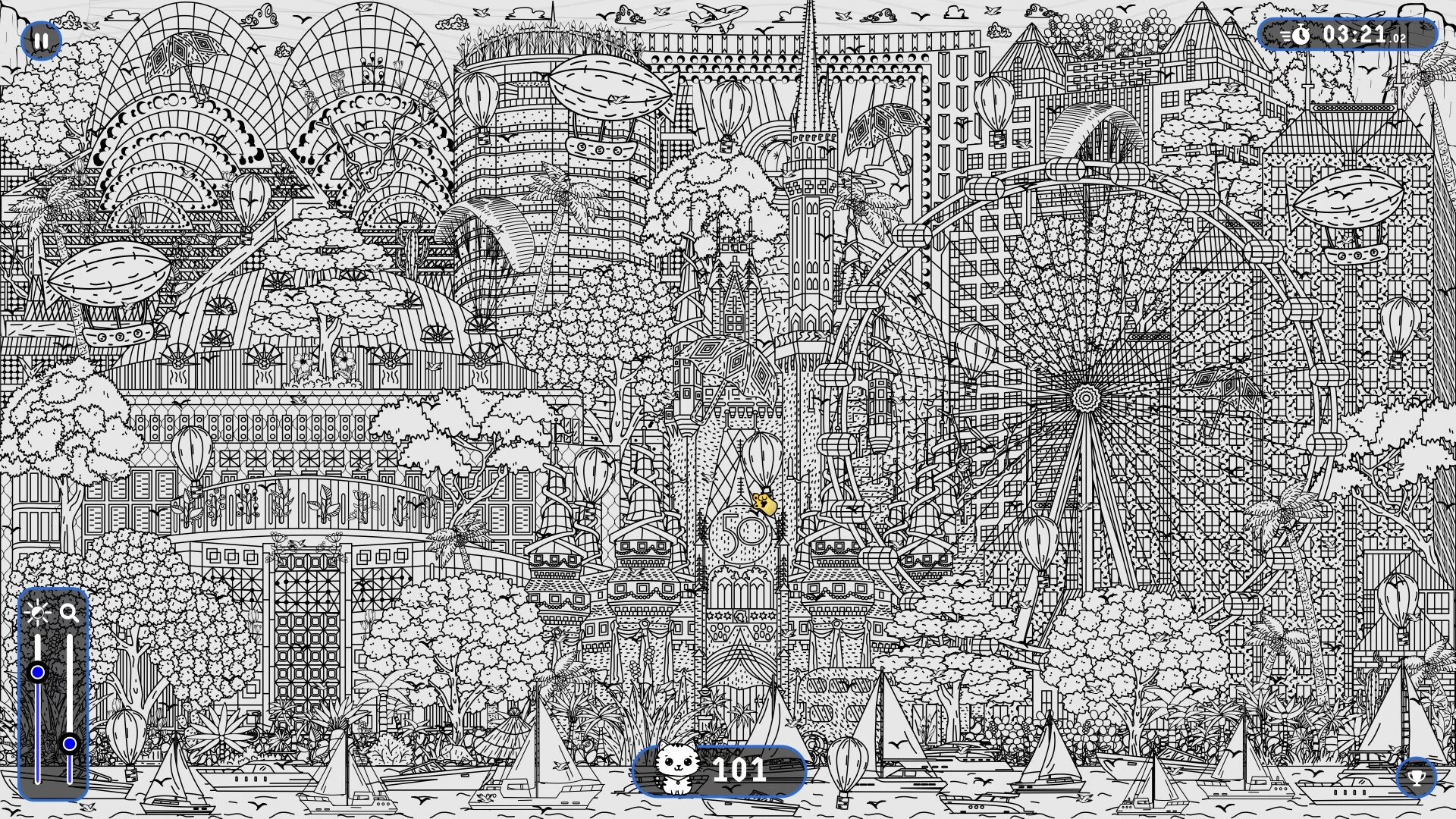 Изображение игры: 101 Cats Hidden in Orlando