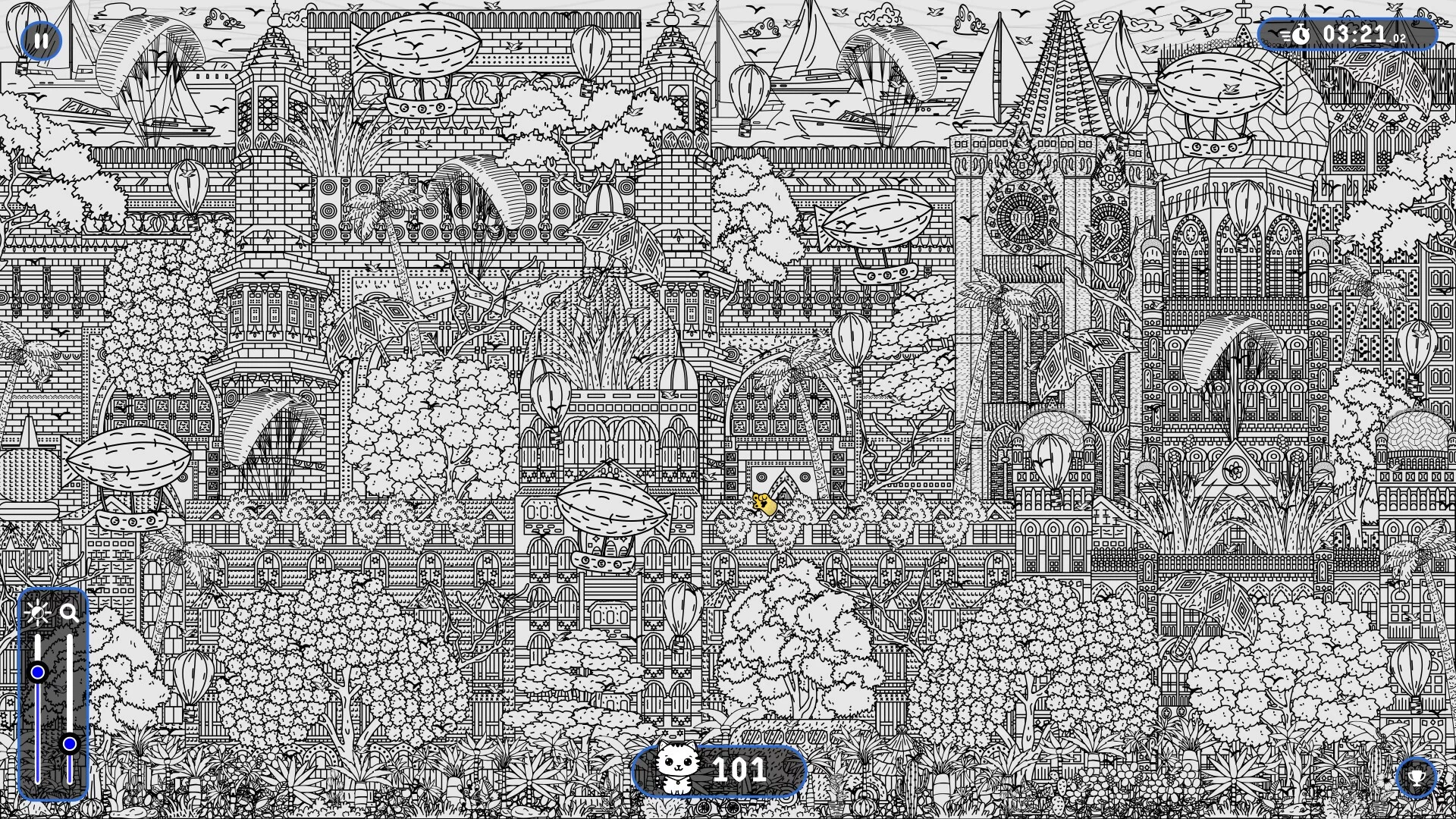Изображение игры: 101 Cats Hidden in Mumbai