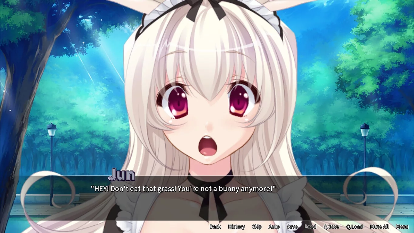 Изображение игры: Bunny Girl Cumming for my Carrot