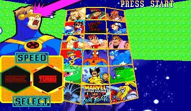 Изображение игры: Marvel Super Heroes vs. Street Fighter