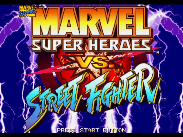 Изображение игры: Marvel Super Heroes vs. Street Fighter