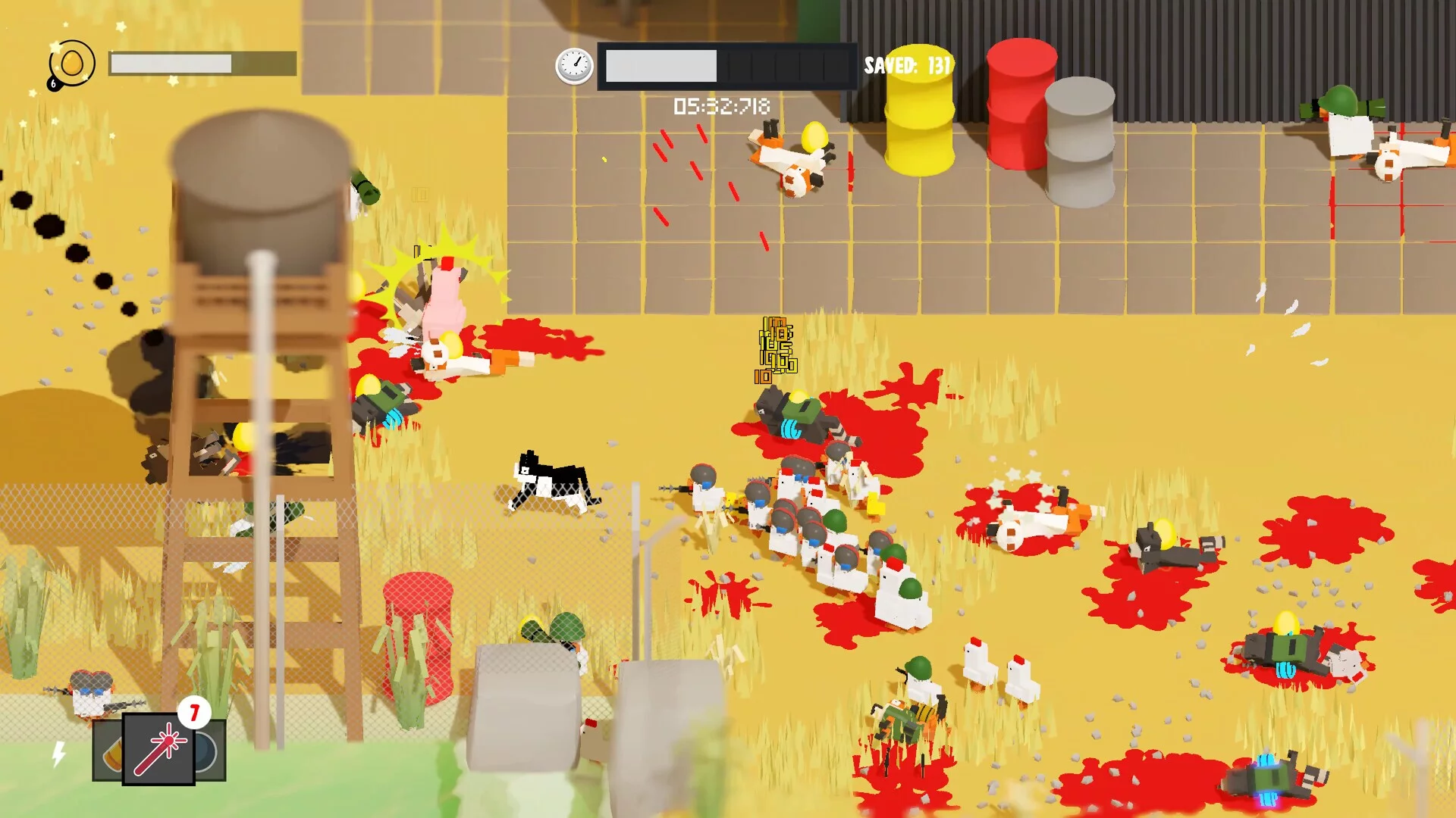Изображение игры: Bring The Chickens Home