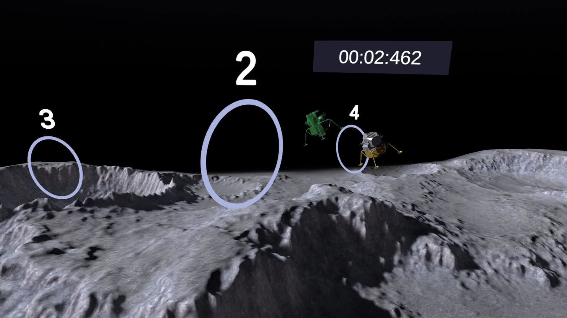 Изображение игры: VR Lander: Lunar Edition