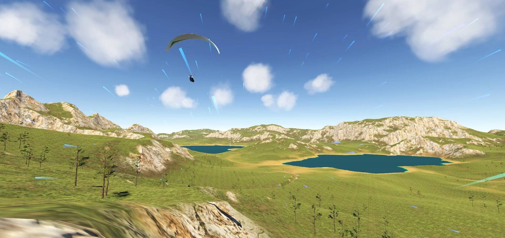 Изображение игры: Paragliding Simulator