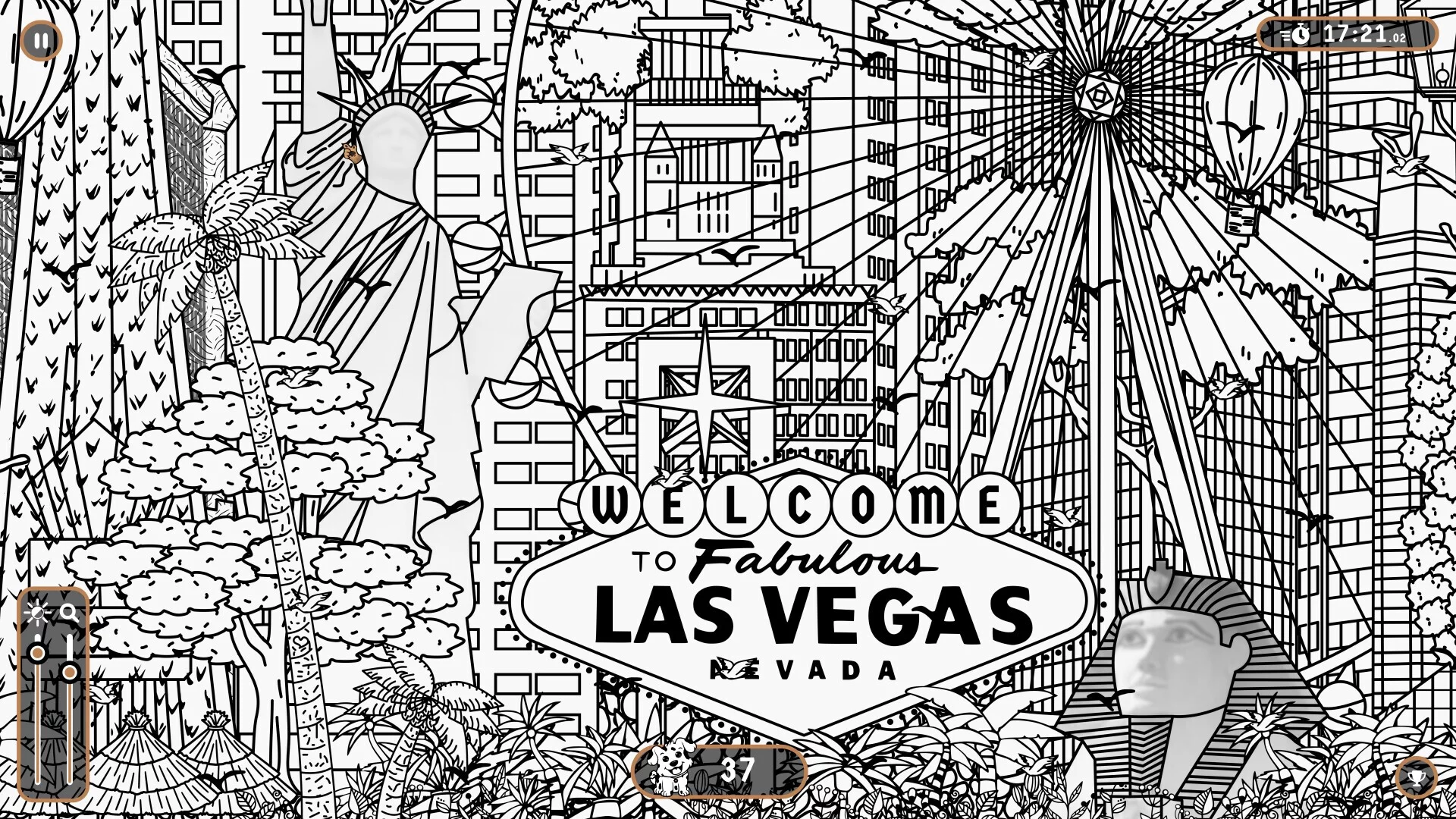 Изображение игры: 101 Dogs Hidden in Las Vegas