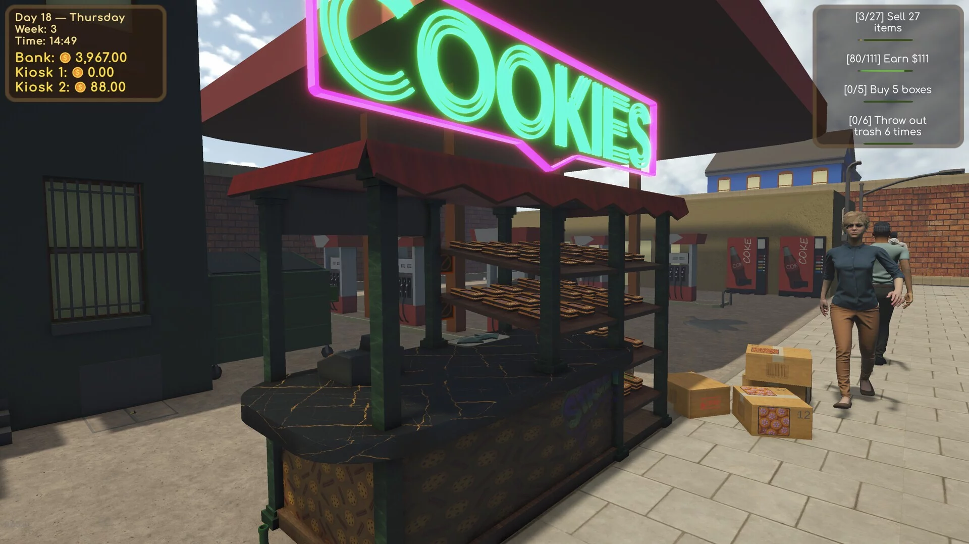 Изображение игры: Choco Kiosk Simulator