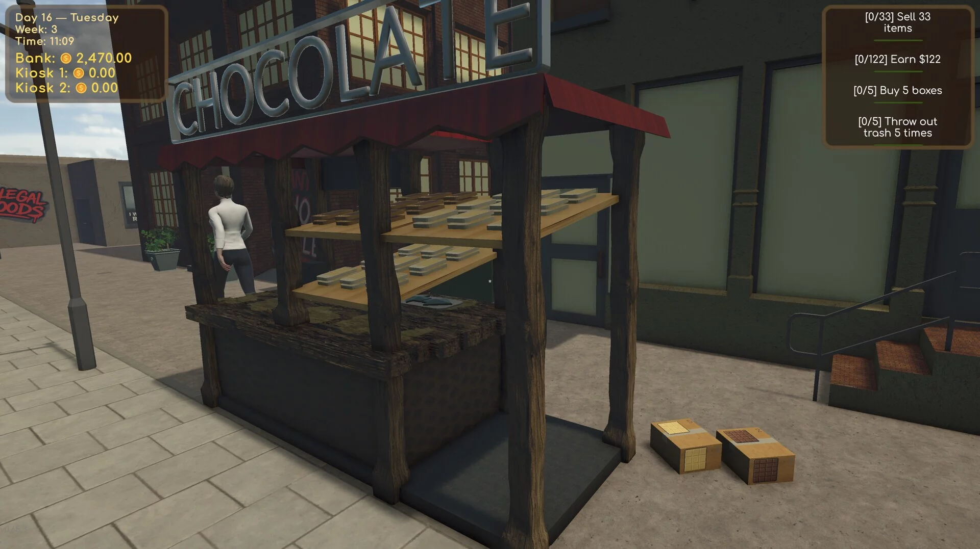 Изображение игры: Choco Kiosk Simulator