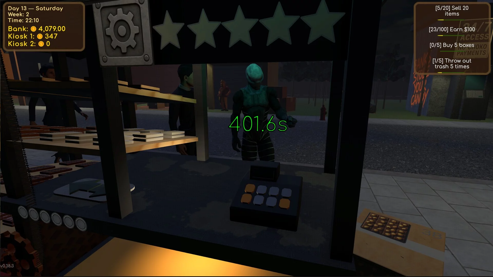 Изображение игры: Choco Kiosk Simulator
