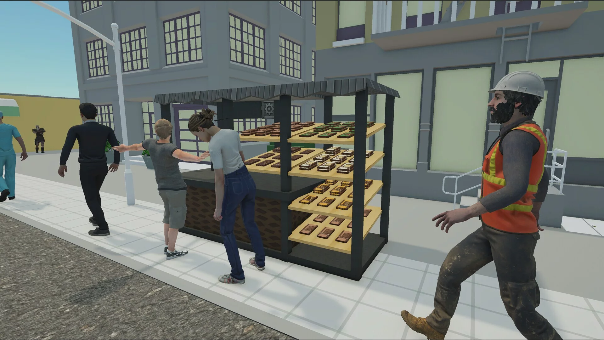 Изображение игры: Choco Kiosk Simulator