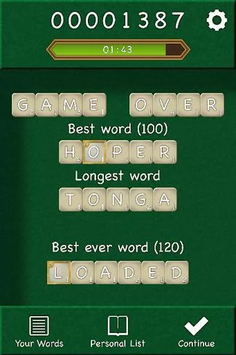 Изображение игры: Dropwords 2 (Free)