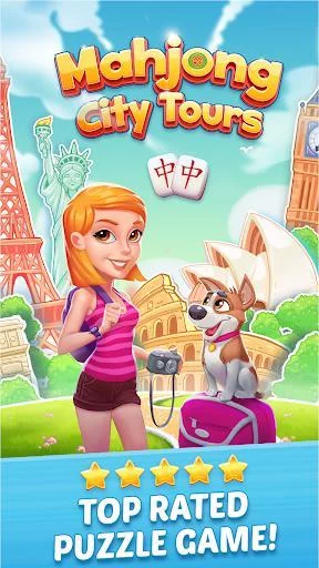 Изображение игры: Mahjong City Tours: An Epic Journey and Quest