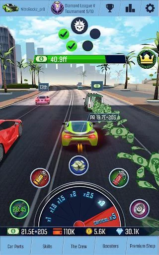 Изображение игры: Idle Racing GO: Car Clicker & Driving Simulator