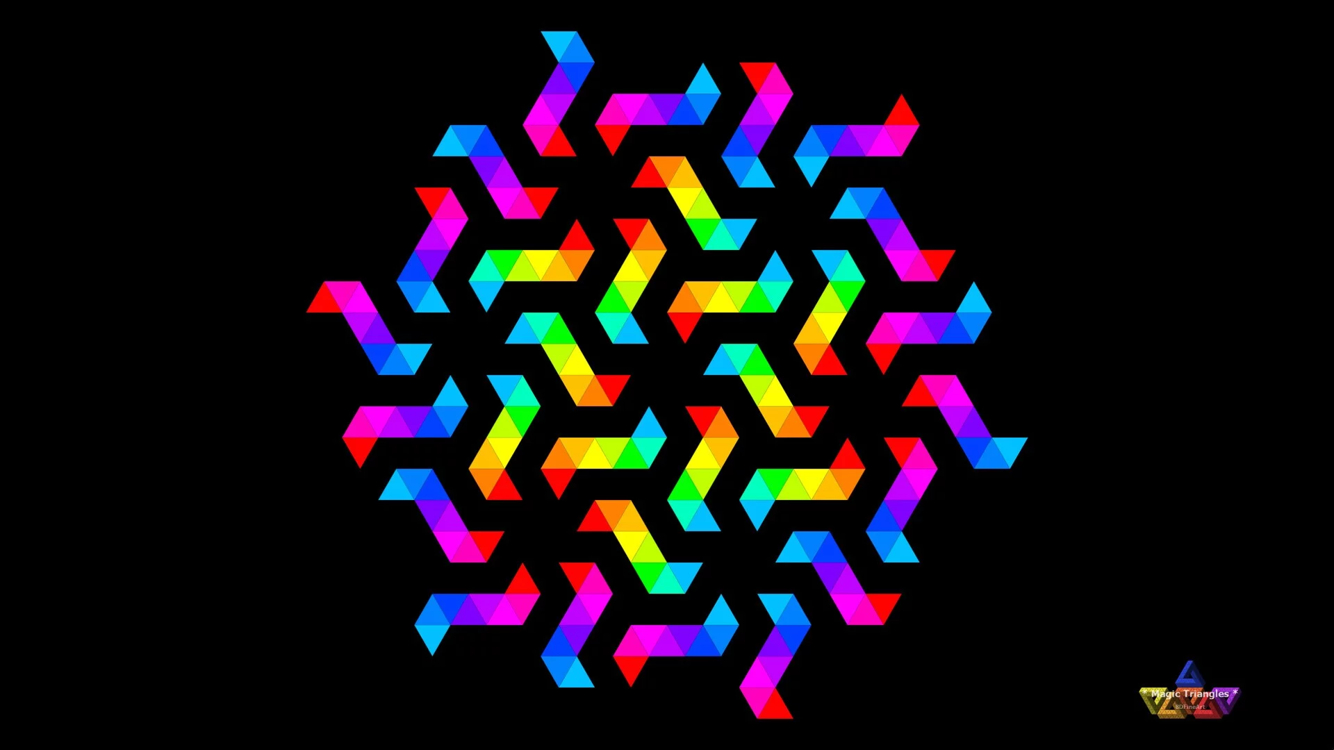 Изображение игры: Magic Triangles