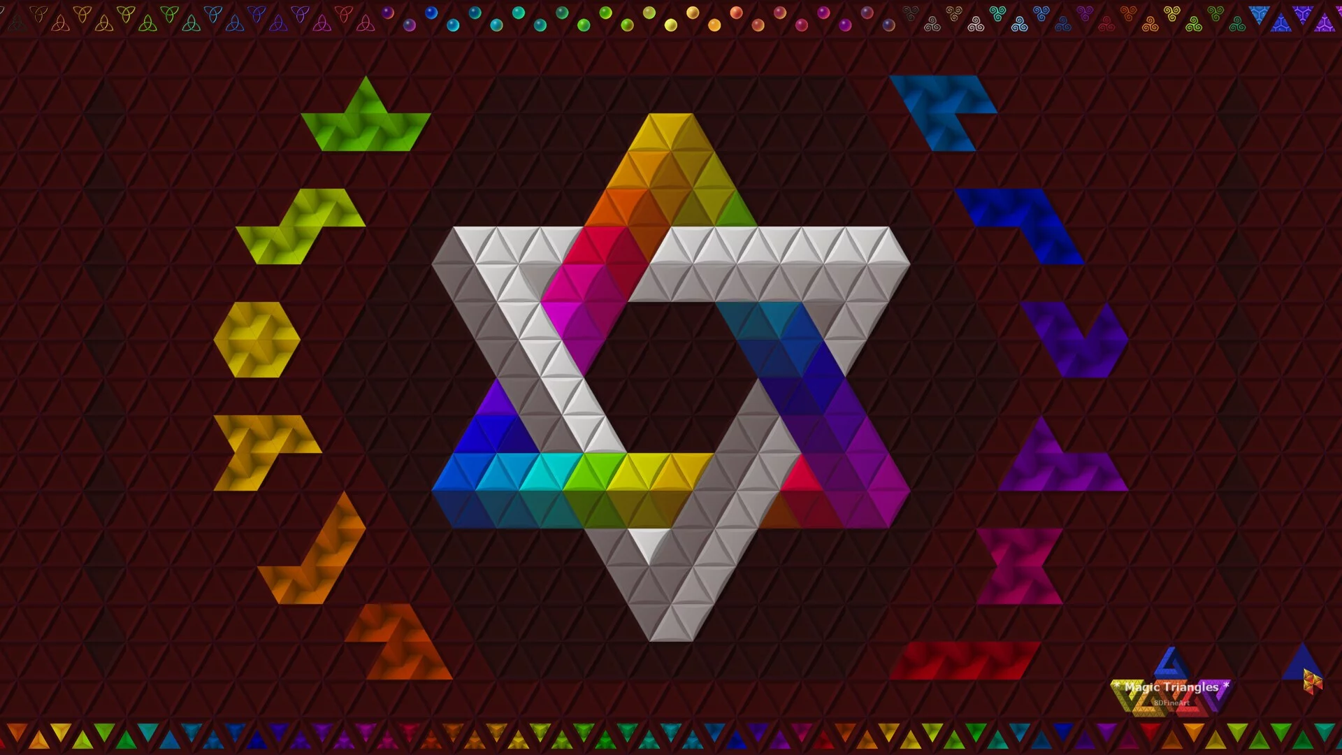 Изображение игры: Magic Triangles