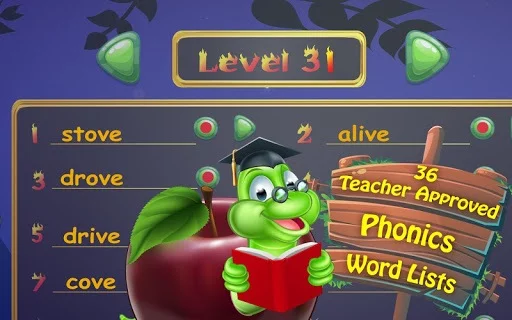 Изображение игры: Spelling Words for 2nd Grade