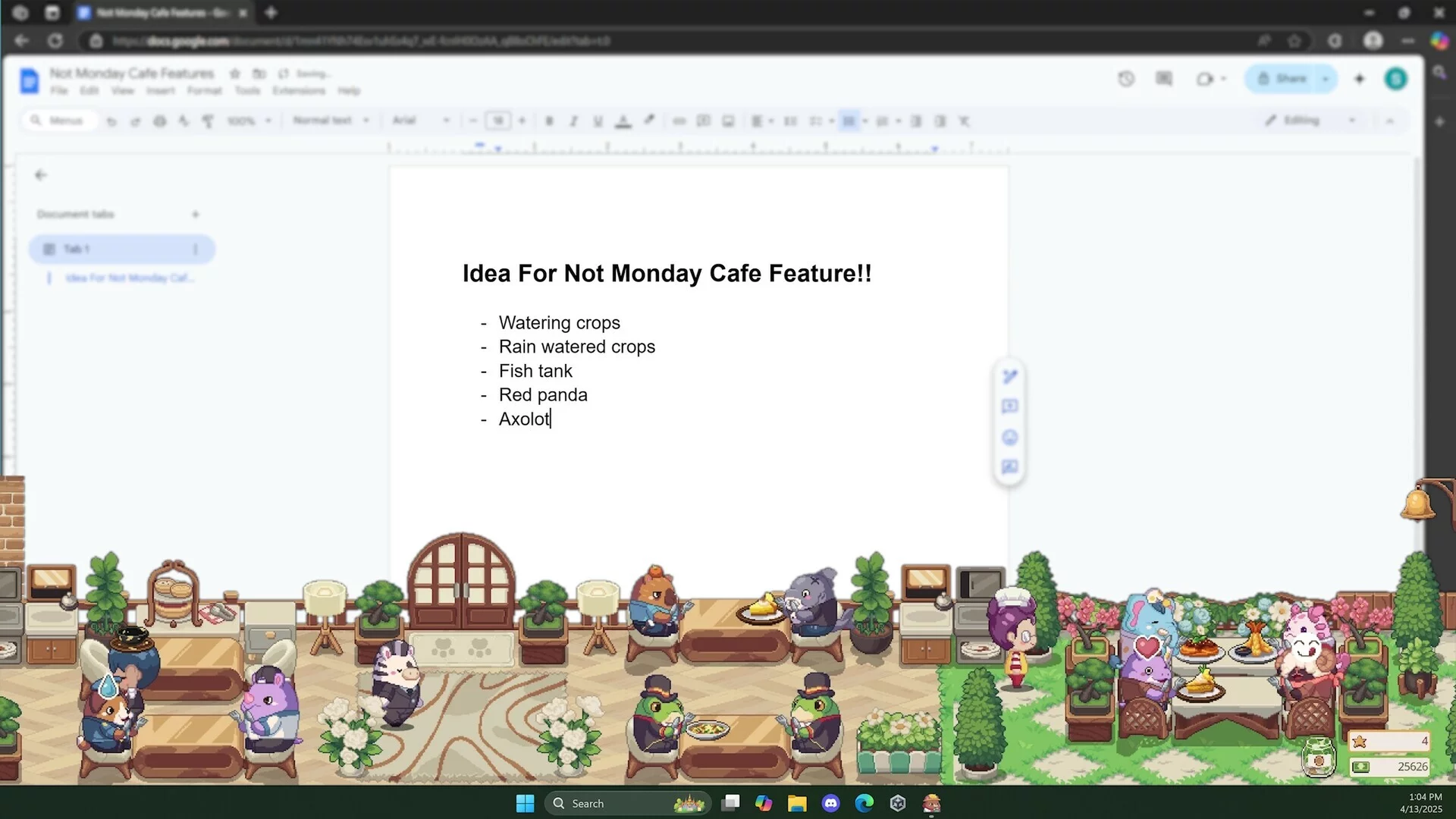 Изображение игры: Not Monday Cafe