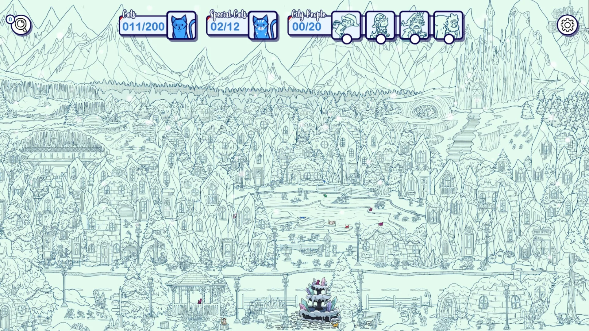 Изображение игры: Hidden Cats in Santa's Realm