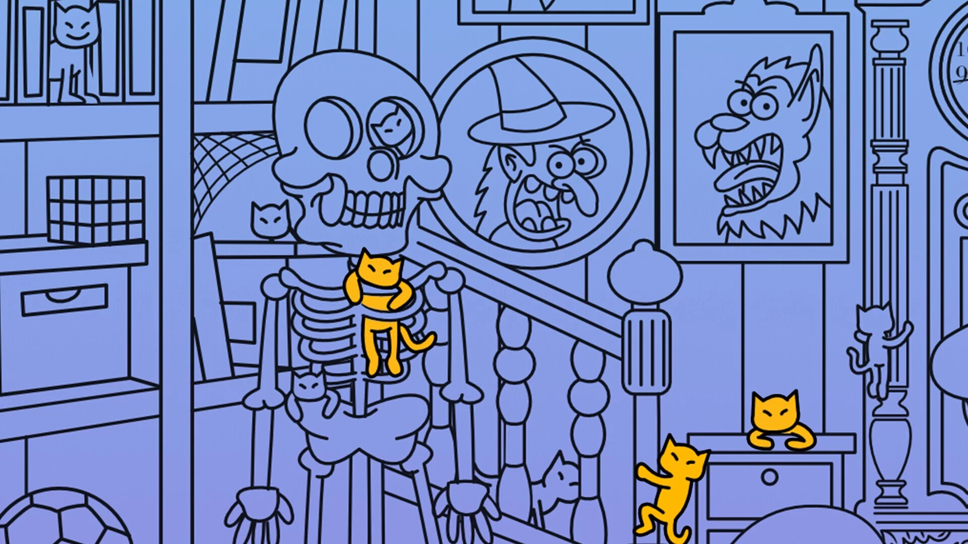 Изображение игры: Hidden Cats - Halloween