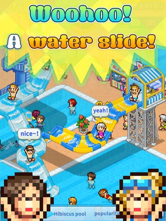 Изображение игры: Pool Slide Story