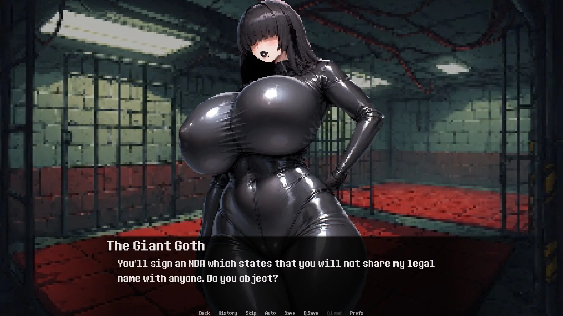 Изображение игры: Yandere Goth BDSM