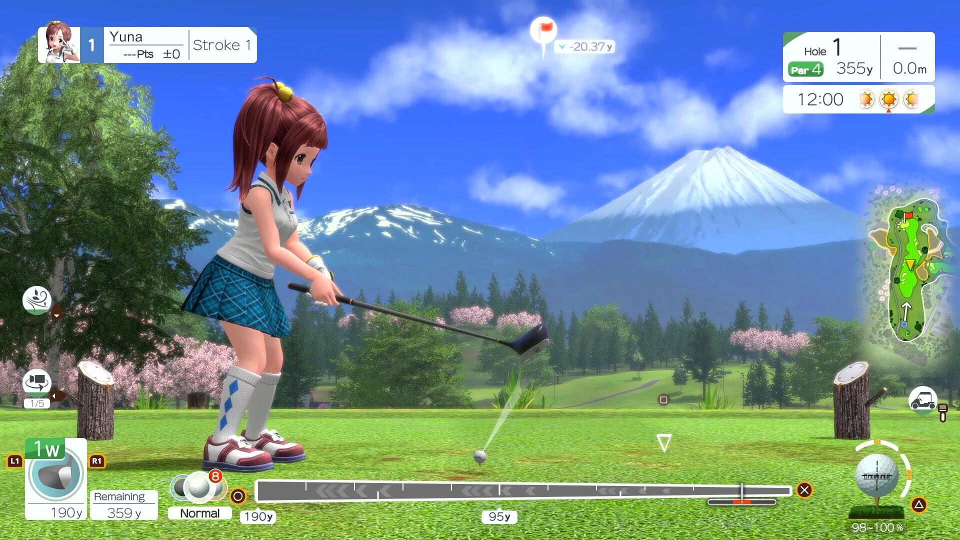 Изображение игры: EVERYBODY'S GOLF HOT SHOTS