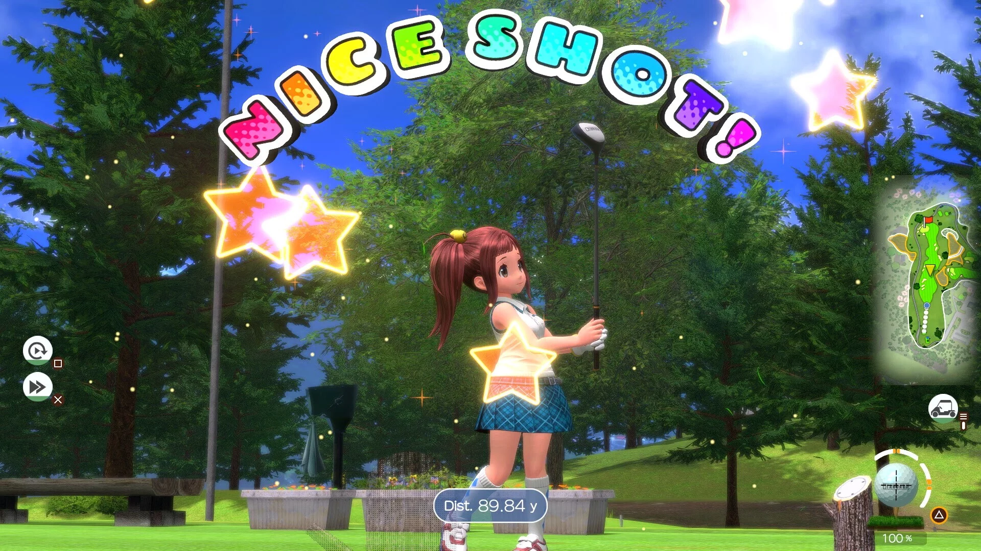 Изображение игры: EVERYBODY'S GOLF HOT SHOTS