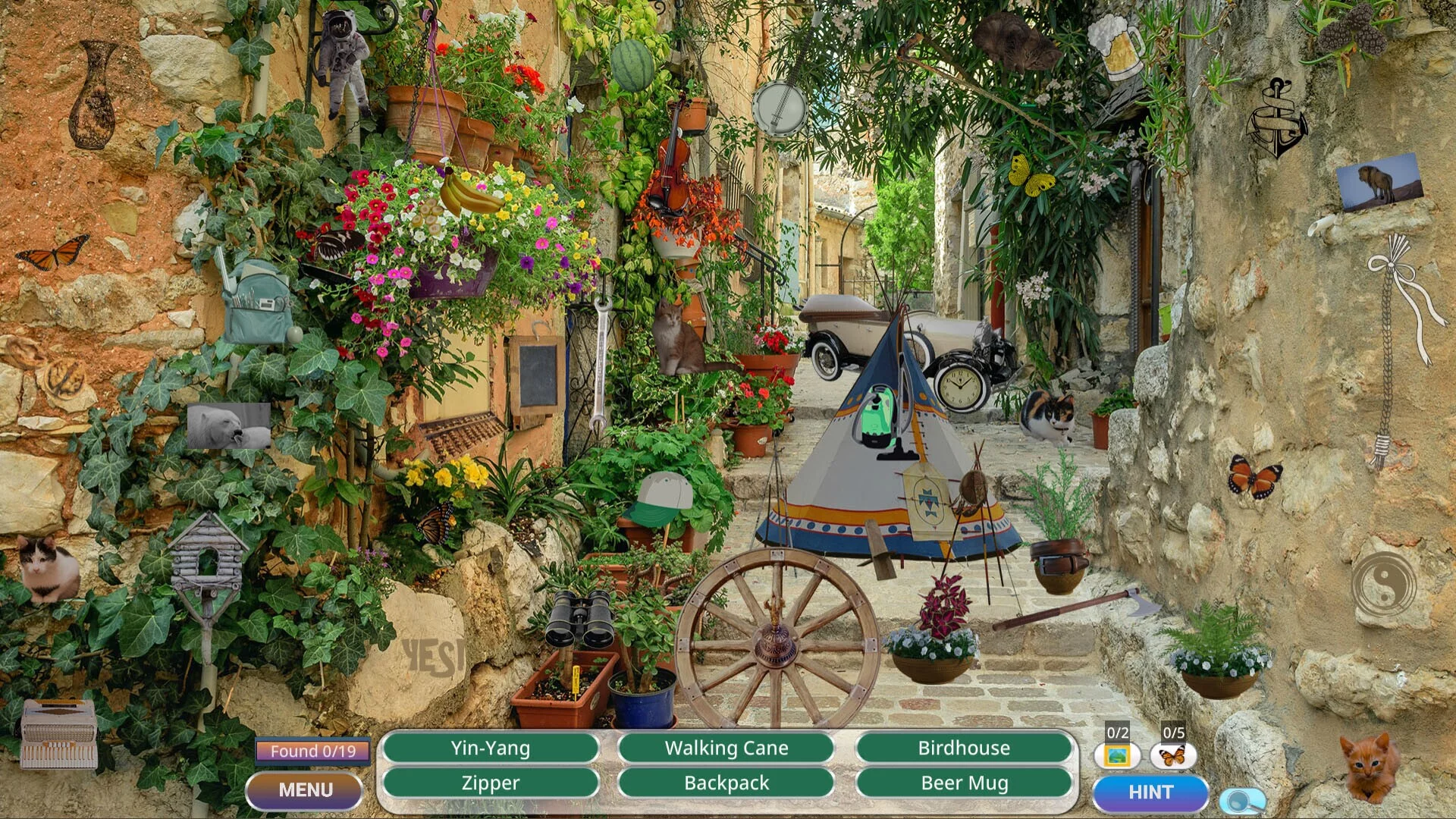 Изображение игры: Peaceful Gardens 2: Cute Cats