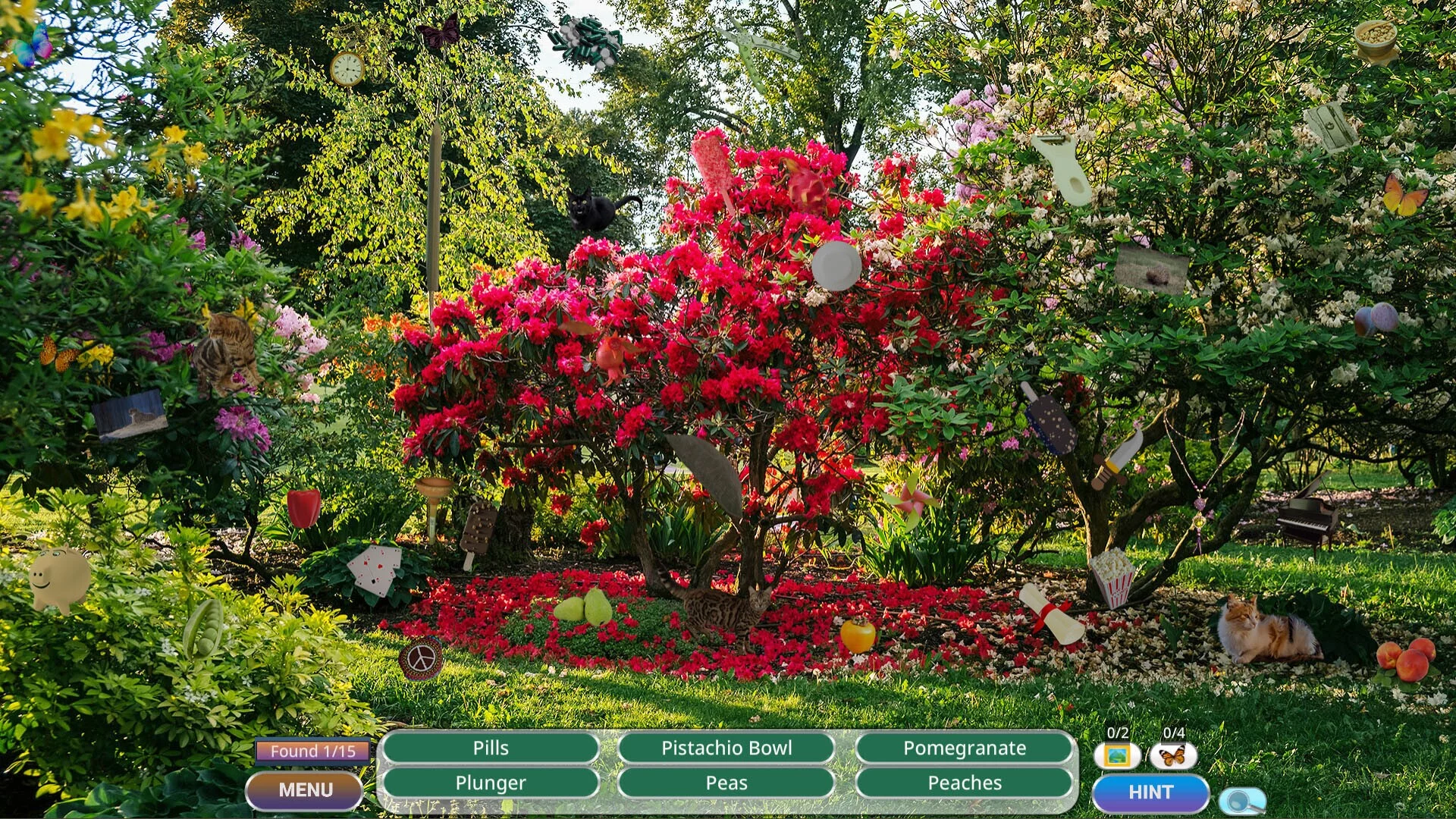 Изображение игры: Peaceful Gardens 2: Cute Cats